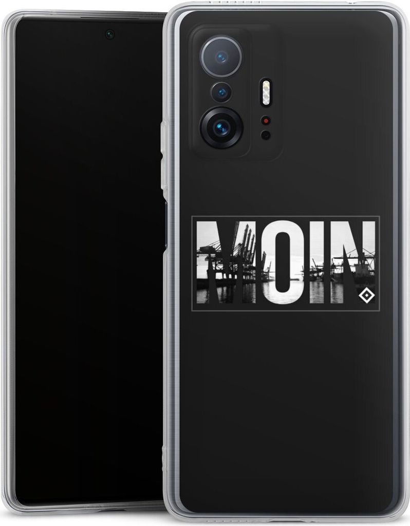 DeinDesign Handyhülle für Xiaomi 11T Pro 5G Silikon Hülle Case Smartphone Schutzhülle HSV Hamburger SV Offizielles Lizenzprodukt