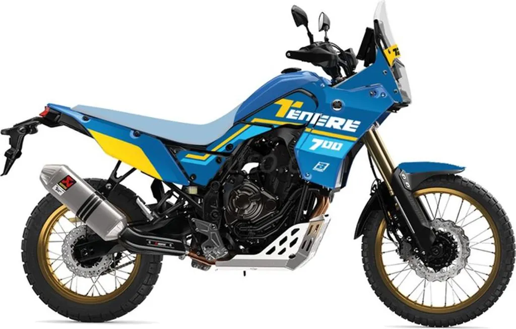 Kit graphique moto BLACKBIRD Rally Ride Bleu anti-rayures et facile à poser