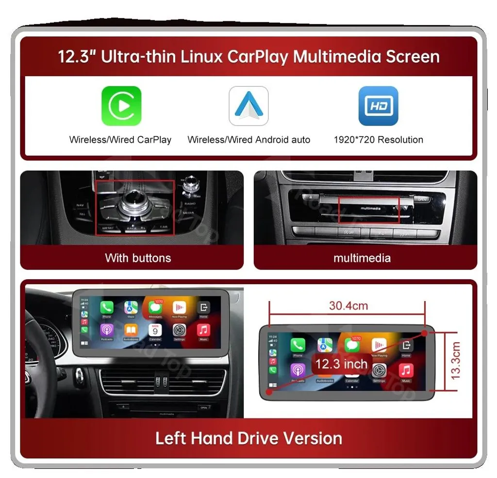 Écran multimédia CarPlay MMI 3G : fini les câbles avec Android Auto