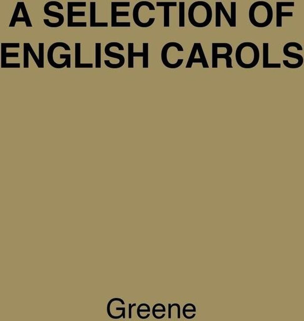 A Selection of English Carols