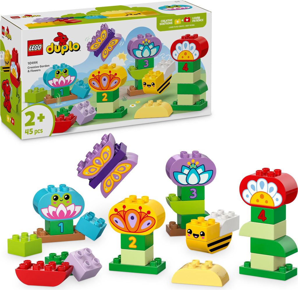 LEGO DUPLO Town Kreativer Blumengarten, Stapelspielzeug, Produktbild