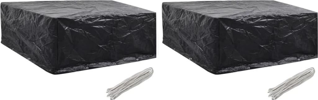 Maison Exclusive Gartenmöbel-Abdeckungen 2 Stk. 10 Ösen 260x260x90 cm