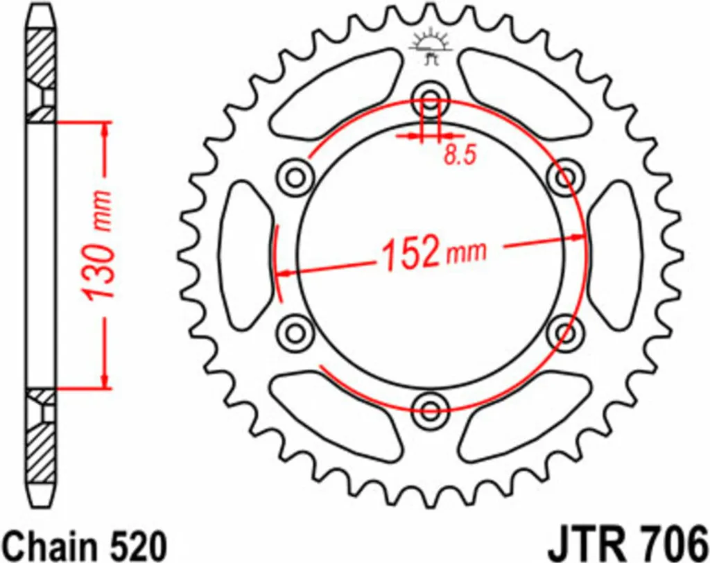 Évitez les sauts de chaîne avec le pignon JT Sprockets 48Z haute qualité