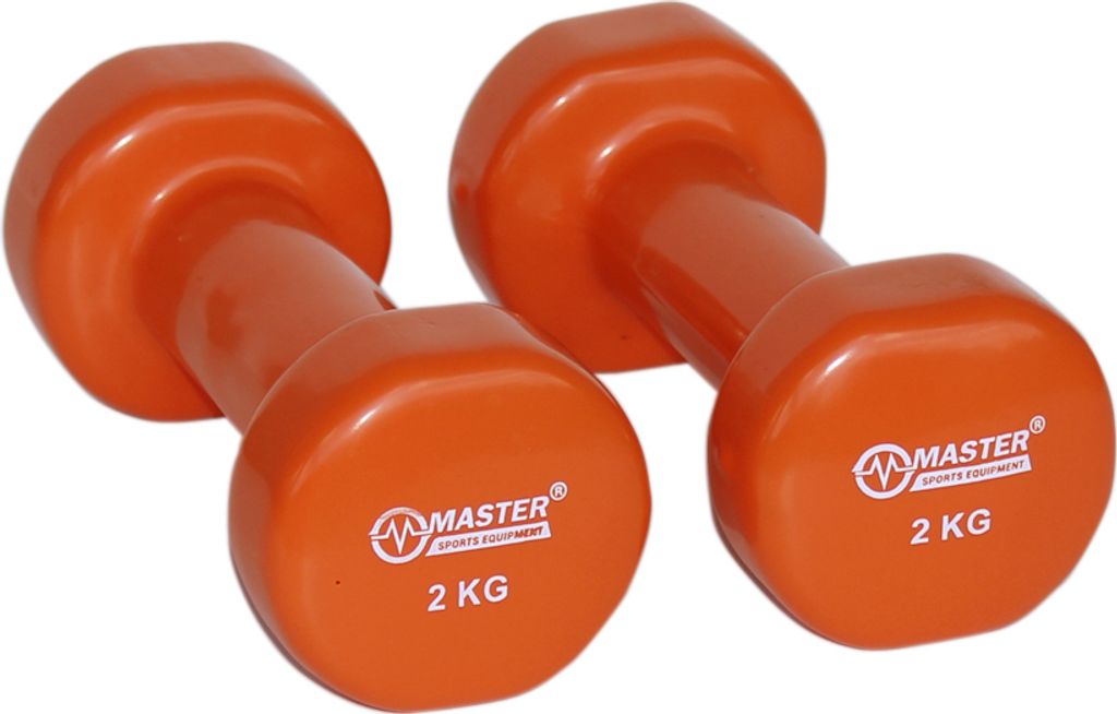 Vinylové činky MASTER 2 x 2 kg Obrázok produktu 