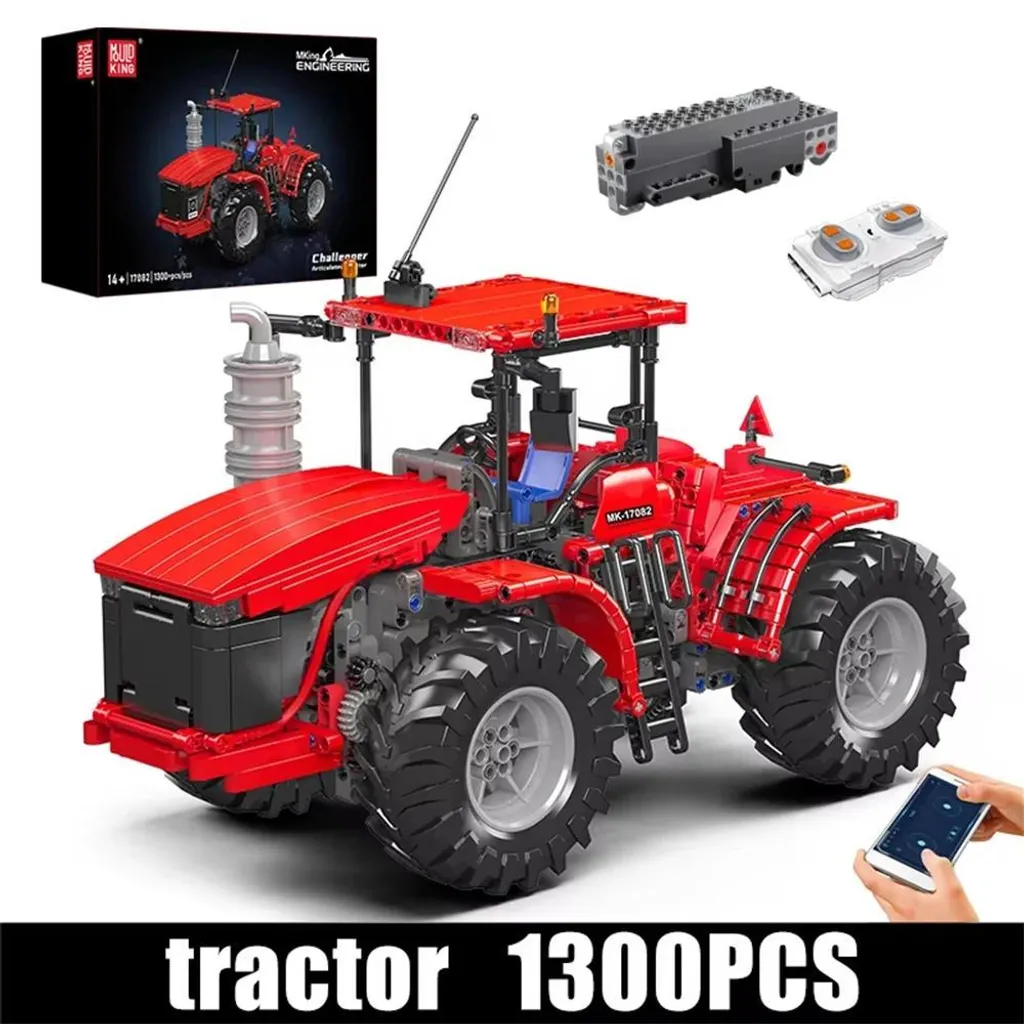 Tracteur articulé RC 17081 Kit de construction motorisé rose technique