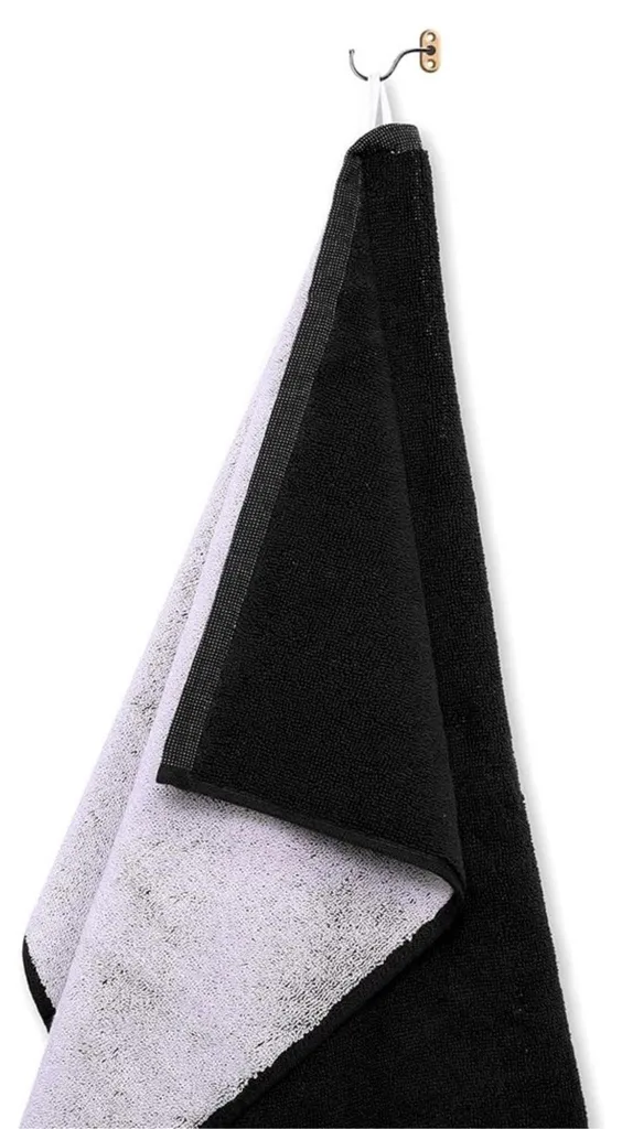 Serviette Puma Noire 70x140cm - Coton Absorbant et Séchage Très Rapide - 5