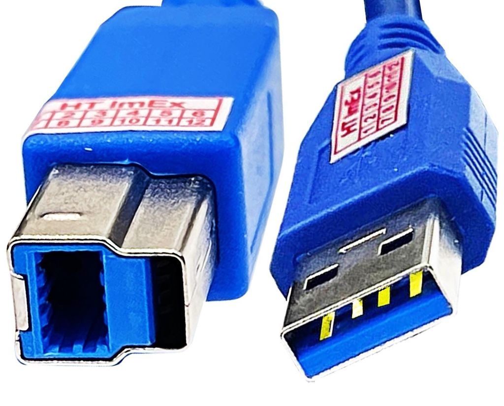 1m Blau USB 3.0 Kabel A-Stecker auf B-Stecker für Lenovo Dock Docking Station
