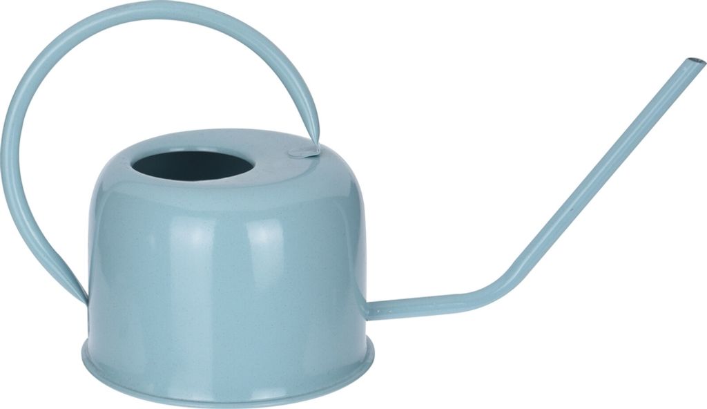 Gießkanne aus Metall, 1,1 Liter, schöne Pastell Farben für Garten
