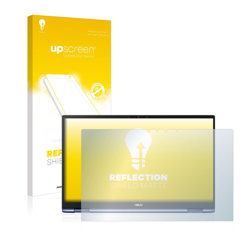 upscreen Schutzfolie für ASUS ZenBook Flip 13 UX362FA Displayschutz Displayschutzfolie Folie Matt Entspiegelungsfolie