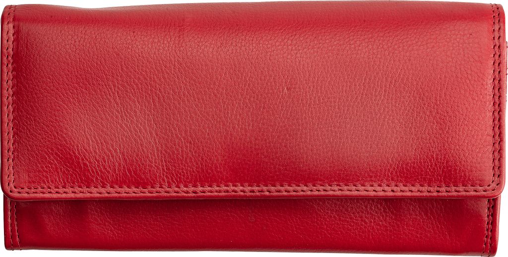 Josephine Osthoff Geldbörse Damen Leder Länglich Portemonnaie mit Reißverschluss KleinGeldbörse Kreditkartenetui RFID-Schutz Geldbeutel mit Mü...