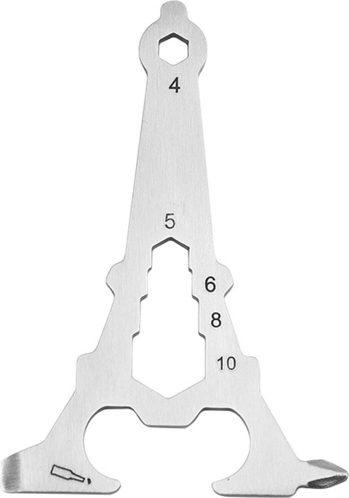 Outdoor-Flaschenöffner, tragbar, verschleißfest, Outdoor-Ausrüstung, EDC-Schlüsselanhänger, Multi-Tool-Schraubenschlüssel für den täglichen...