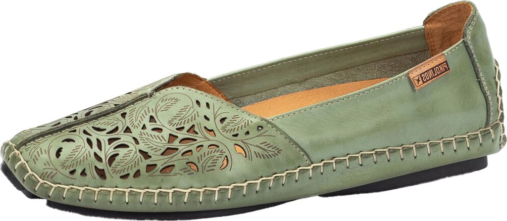 Pikolinos Damen Halbschuh Slipper Jerez florales Muster Cutouts trendy 578-4976, Größe:40 EU, Farbe:Grün
