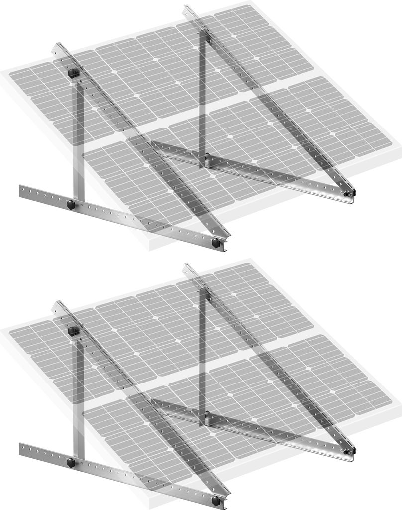 VEVOR 50-Zoll-Montagehalterungen für Solarmodule, 0 bis 90° Produktbild 