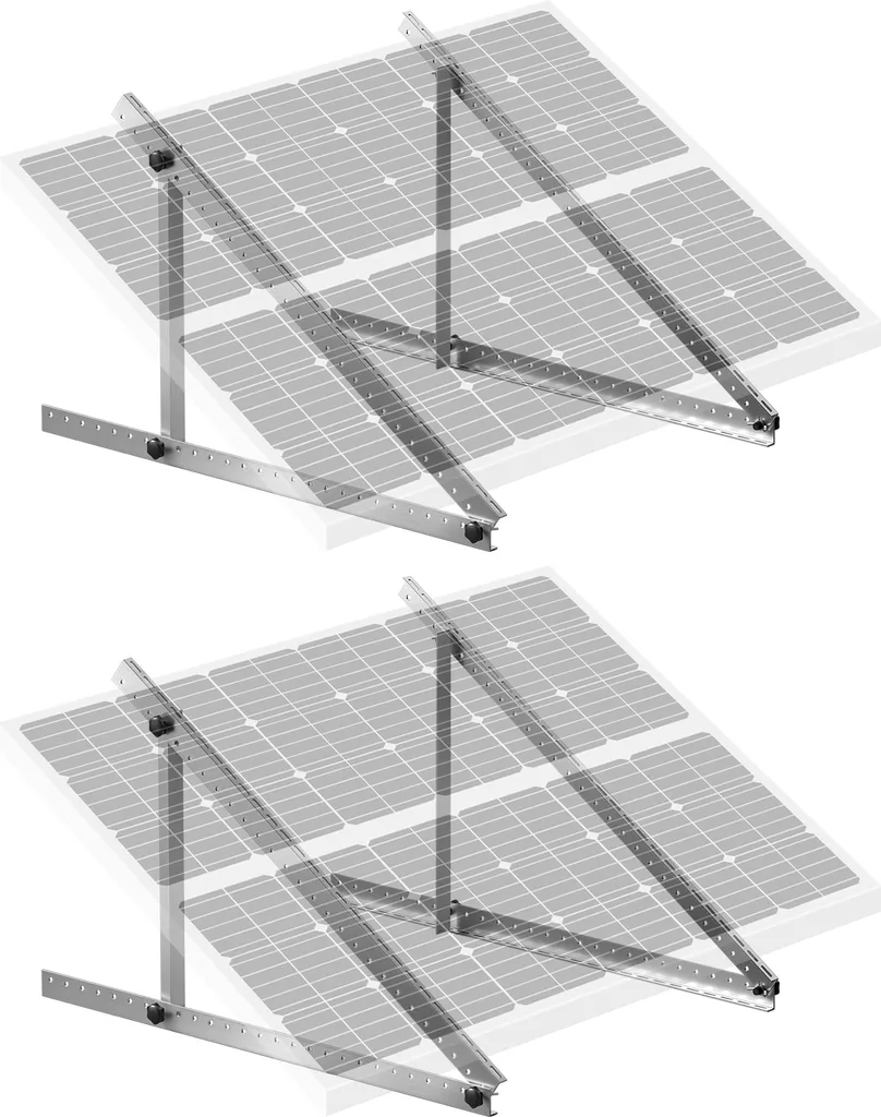 Support Panneau Solaire VEVOR Anti-Vent pour Fixation sans Effort