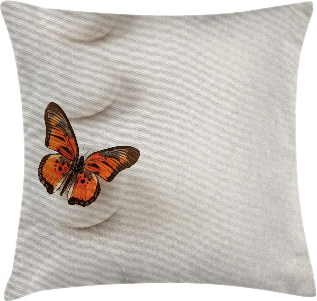 ABAKUHAUS Boho Kissenbezug, Schmetterlings-Felsen-Heilung, Waschbar mit Reißverschluss Kissenhülle mit Farbfesten Klaren Farben Beidseitiger Druc...