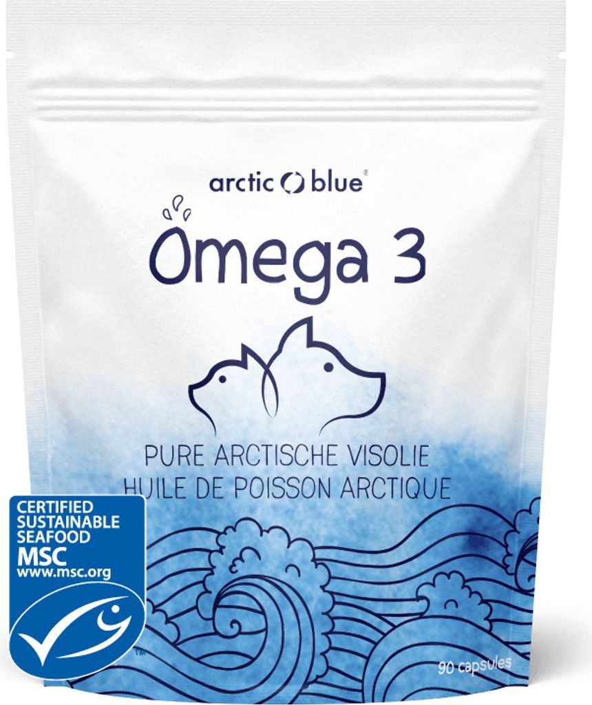 Arctic Blue Omega-3 Fischöl Capsules für Haustiere
