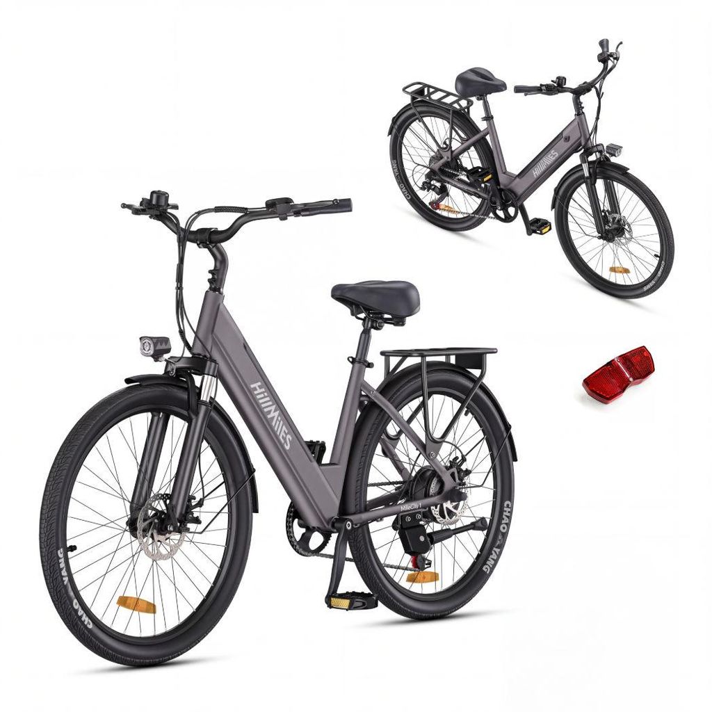 HillMiles MileCity1 E Bike, City E-Bike & E-Hollandrad mit Produktbild 