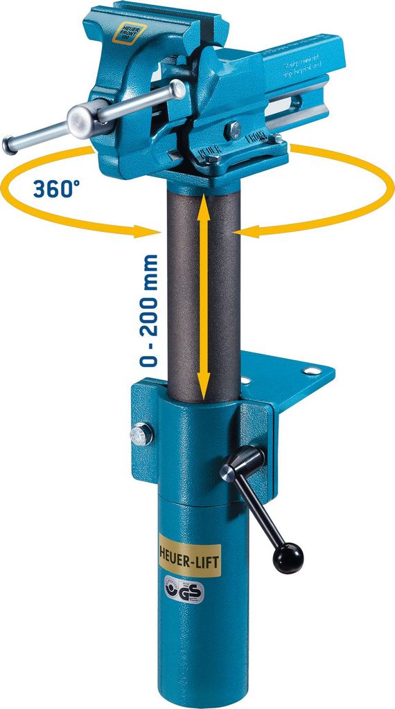 HEUER Höhenverstellgerät HEUER Lift für Backenbreite 140 mm Produktbild 