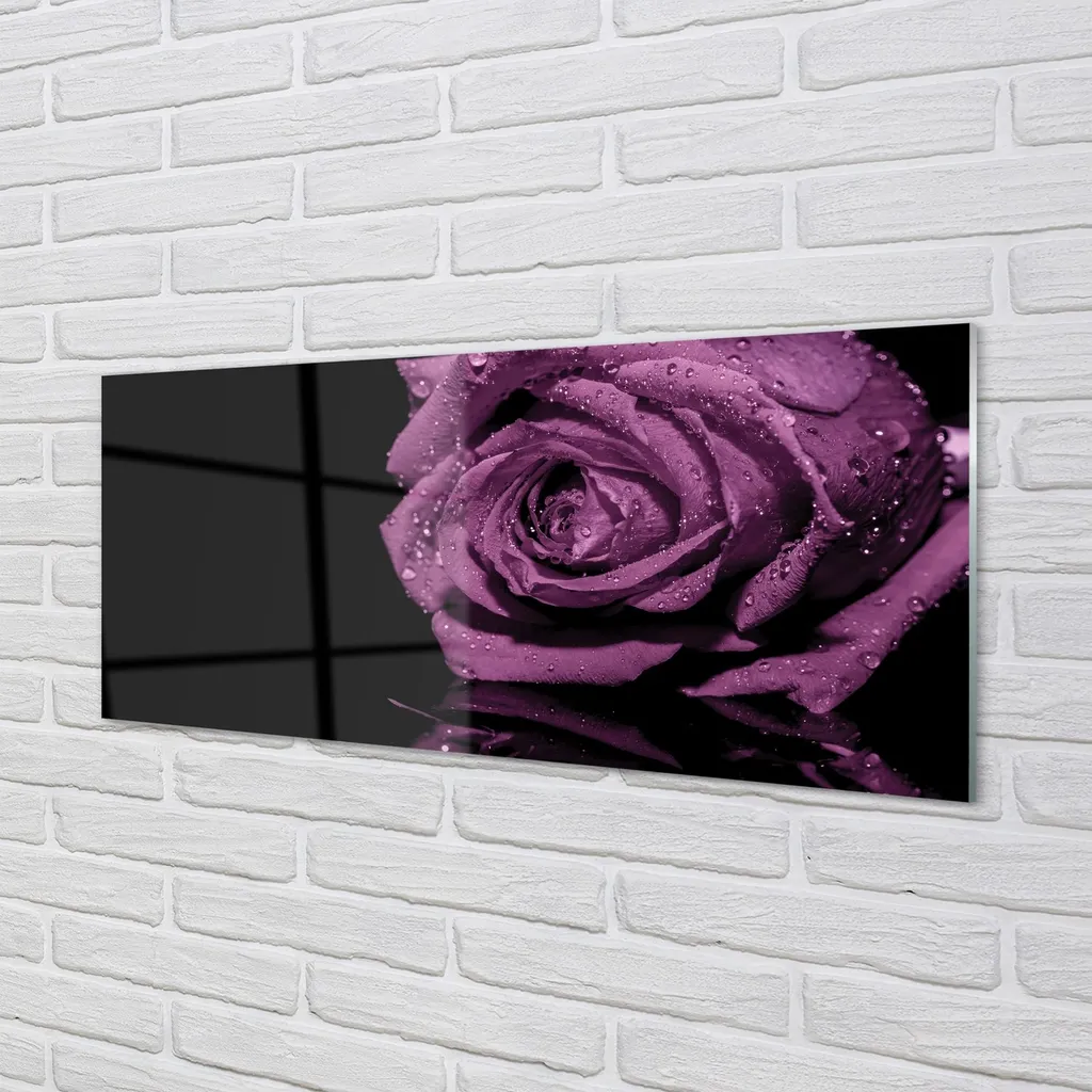 Wandbilder Glasbilder Druck auf Glas 125x50 Roses Pflanzen 