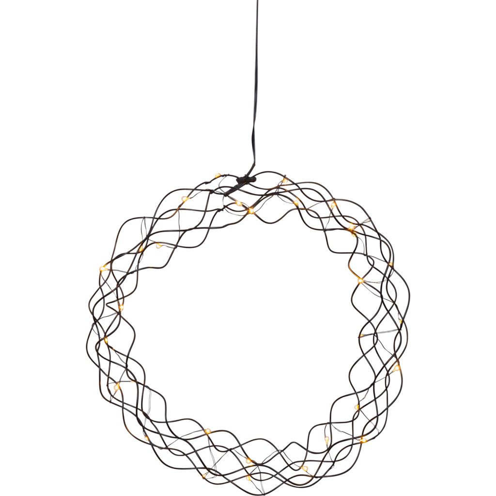 LED-Dekokranz 'Curly', ca.30 cm Produktbild 