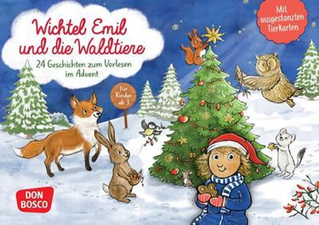 Faire Patienter les Enfants avant Noël : 24 Histoires du Lutin Emil 3-6 ans
