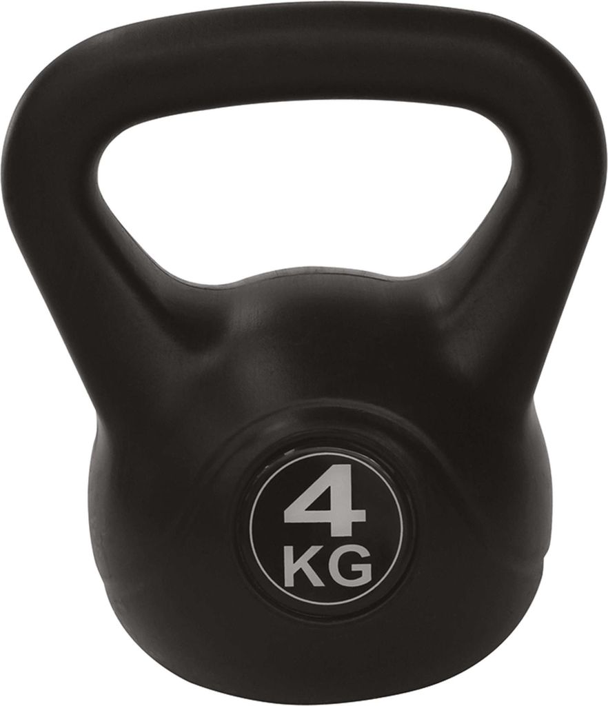 Tunturi Tunturi PVC Kettlebell - Gewicht - 4kg - Inkl. Gratis Fitness-App