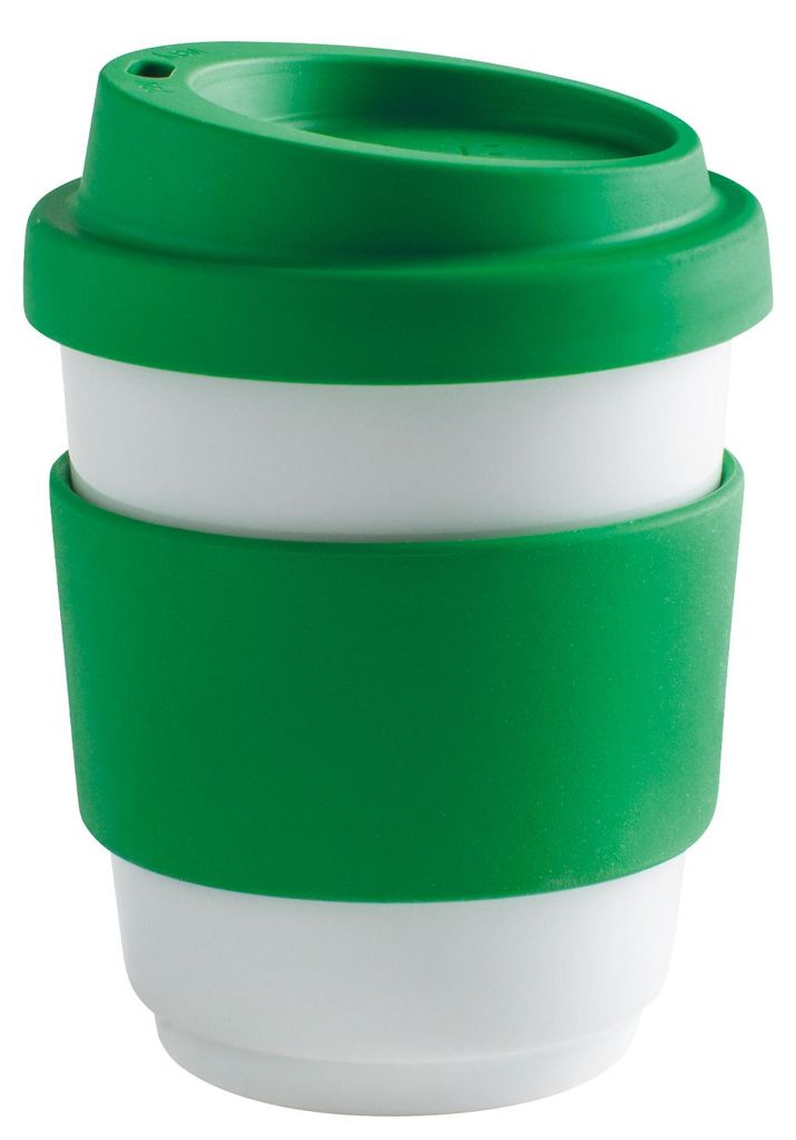 KAHLA Becher 0.27 l + Trinkdeckel + Banderole fillit vert Image du produit 