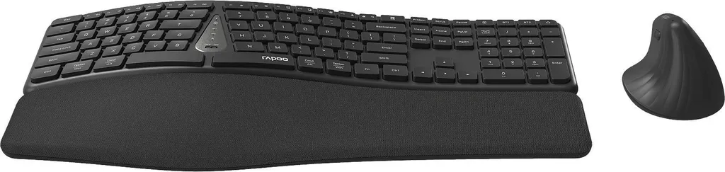 Pack Clavier Souris Ergonomique Rapoo 8810ME pour Multitâche Bureau