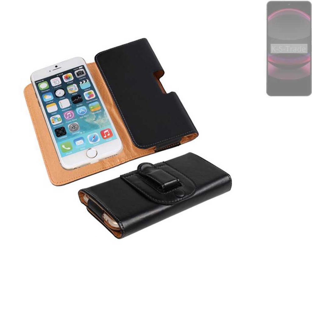 K-S-Trade Schützhülle Handyhülle kompatibel mit Sharp Aquos R8s Pro Holster Gürtel Tasche Schutzhülle Handy-Tasche Smartphone Case Seitentasche