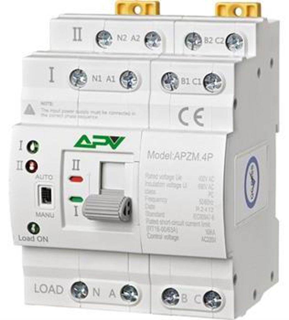 Dual Power Automatischer Transferschalter Umschalter Produktbild 