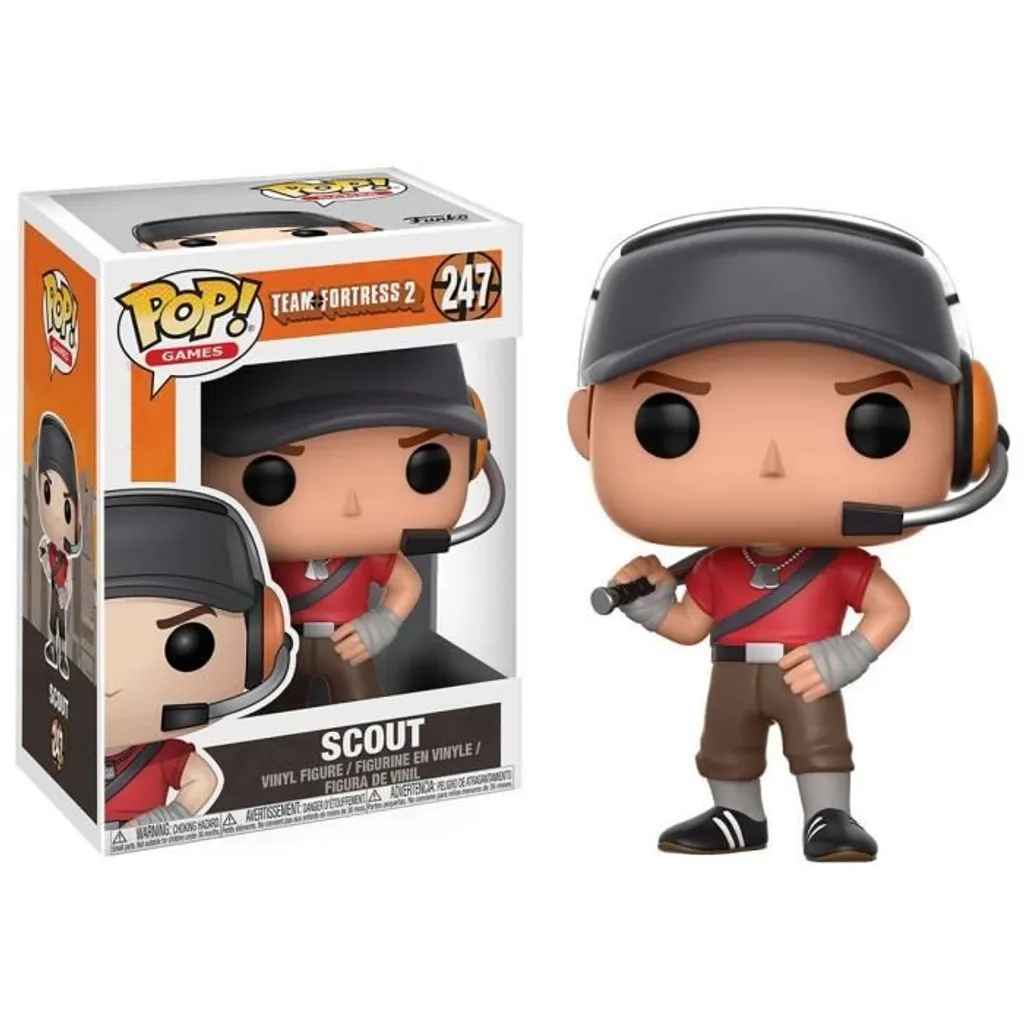 Figurine Team Fortress 2 Scout en vinyle avec finitions détaillées