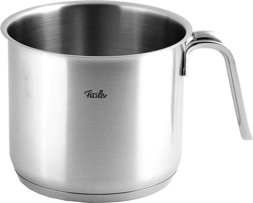 Fissler Sveto / Edelstahl-Milchtopf (1,5 L, Ø 14cm) kleiner Kochtopf, unbeschichtet, Gasherd, Induktion