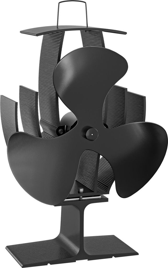 Wiltec Ventilateur de poêle à bois – 3 Pales – 1100 tr/min Image du produit 