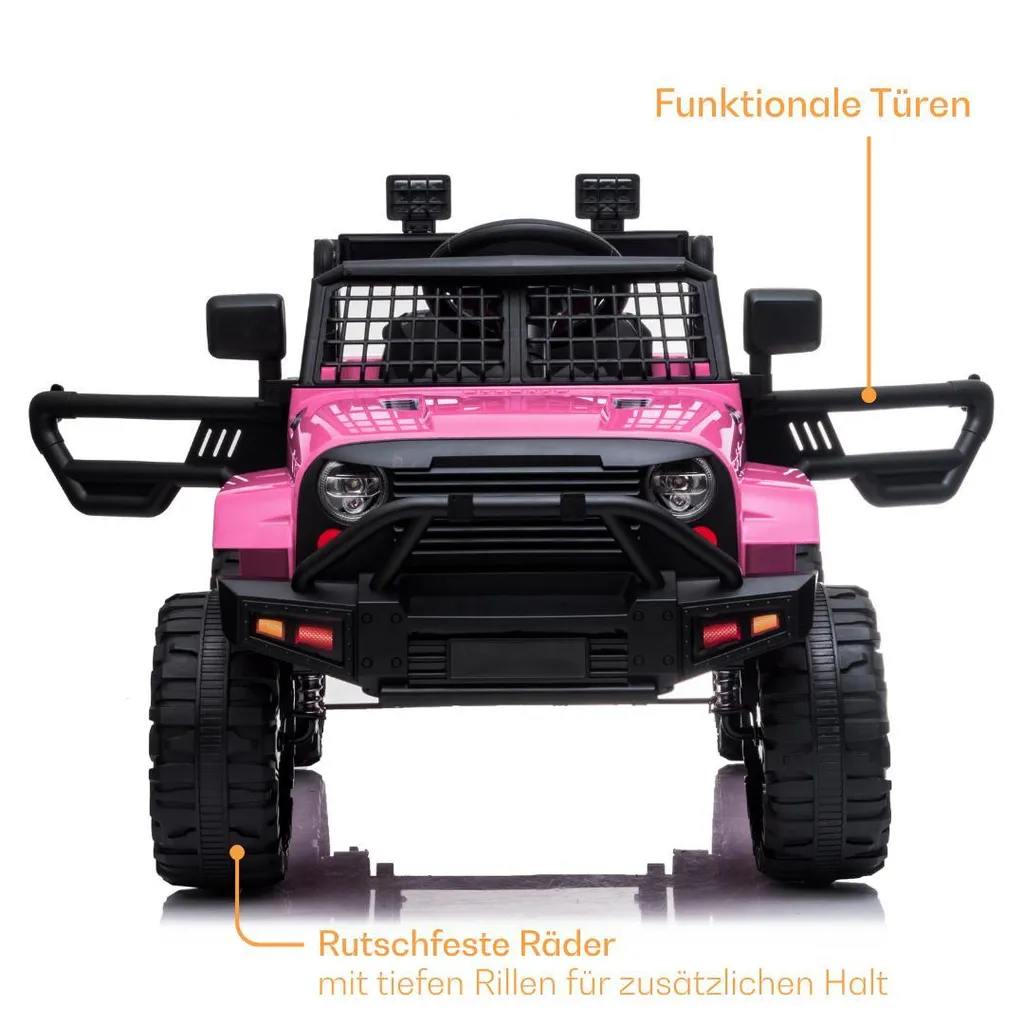 Véhicule Électrique Enfant Sécurisé - Jeep 12V avec Télécommande