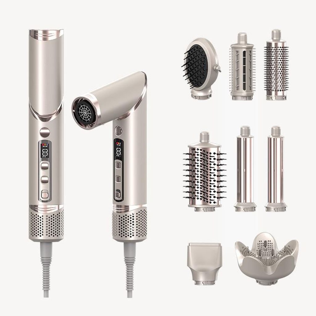 COOL-I Multihaarstyler AirStyler 8-in-1 – 1400 W Föhn & Hairstyler in einem