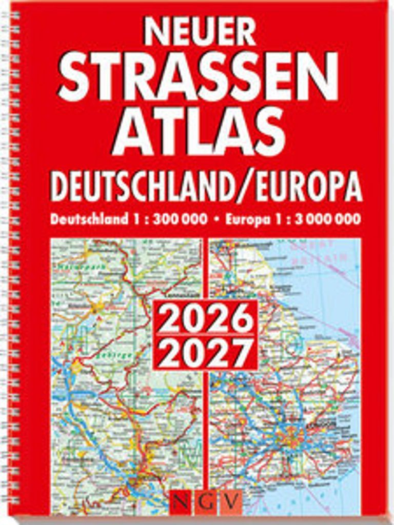 Neuer Straßenatlas Deutschland/Europa 2026/2027, Produktbild 