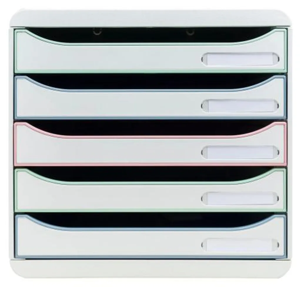 Fini le désordre sur votre bureau : Module Exacompta Big Box 5 tiroirs