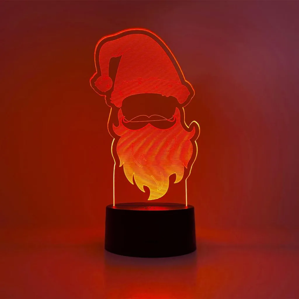 Père Noël LED Étanche IP44 Lumière Blanche Chaude Déco Noël Durable