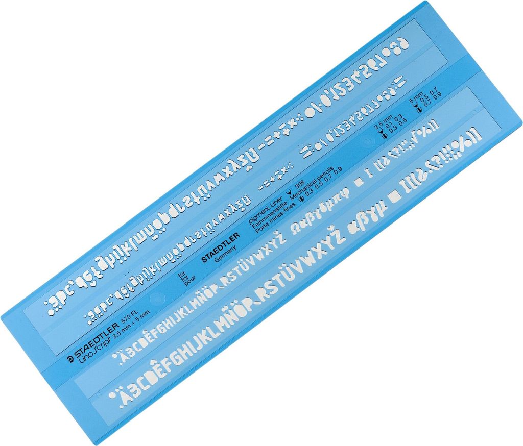 STAEDTLER Schriftschablone 3,5mm + 5mm Image du produit 