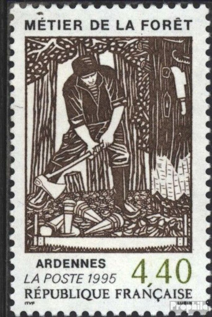 Briefmarken Frankreich 1995 Mi 3086 (kompl.Ausg.) postfrisch Ardennen