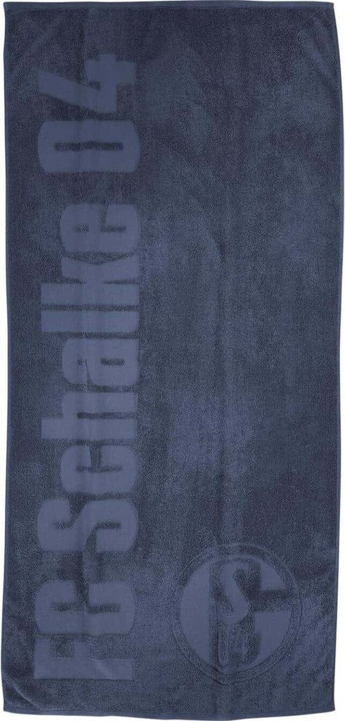 FC Schalke 04 S04 Duschtuch geprägt Produktbild 