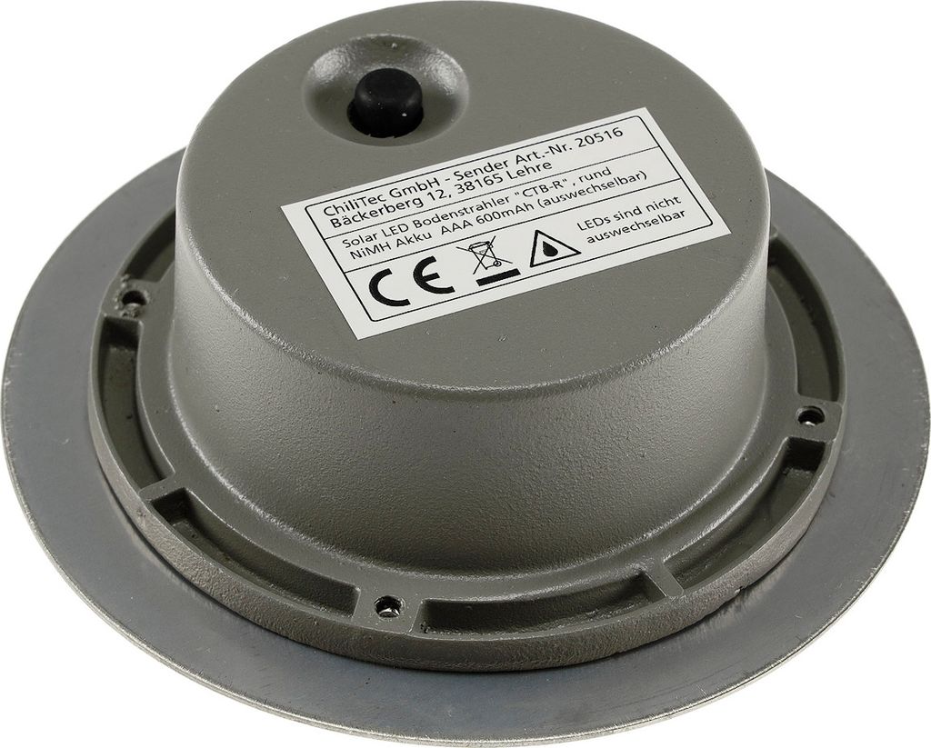 Solar LED Bodenstrahler "CTB-R", rund Produktbild 13