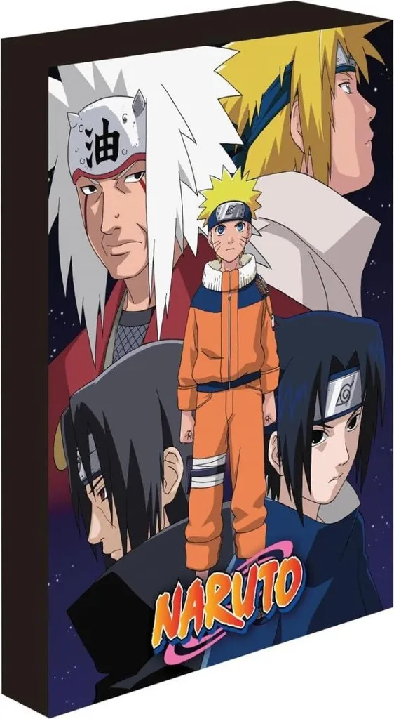 Tableau Lumineux Naruto 30x40 cm LED - Idéal Veilleuse Chambre Enfant