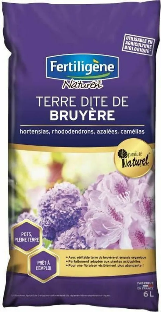 Terreau de Rempotage pour Plantes et Fleurs - Substrat Qualité 6 Litres