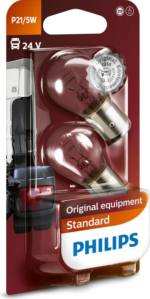Philips 13499B2 24V P21/5W Lampadine Originali per Veicoli Commerciali