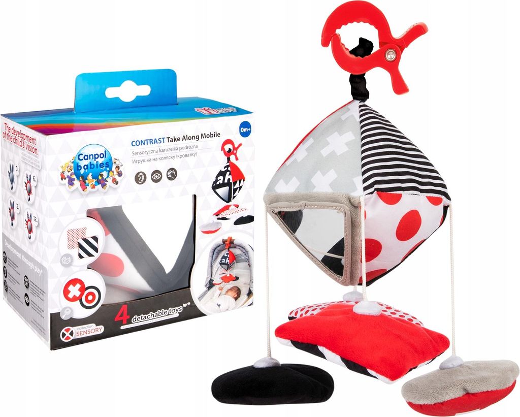 Canpol babies Kontrastreiches Reise-Mobile für Produktbild 