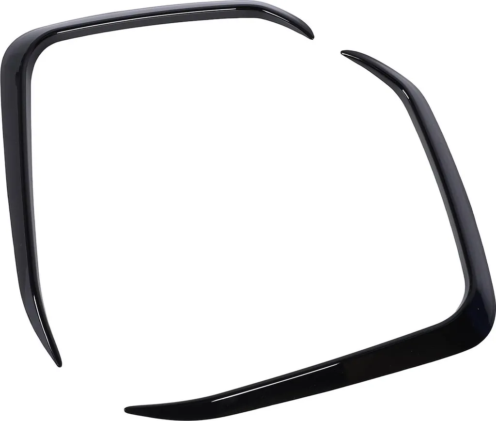 Spoilers Antibrouillard Avant pour BMW X6 G06 M Sport 2019-2022 Noir Brillant