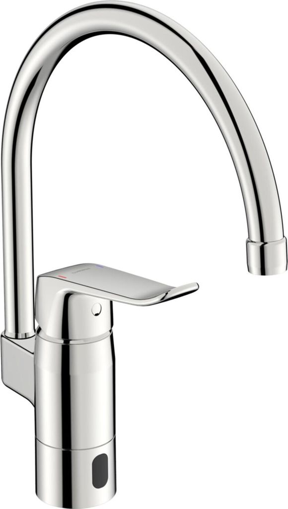 HANSA HANSACARE Hybrid Küchenarmatur, Hybrid/Bluetooth, inklusive Netzteil, Ausladung 178 mm, chrom, 46142009