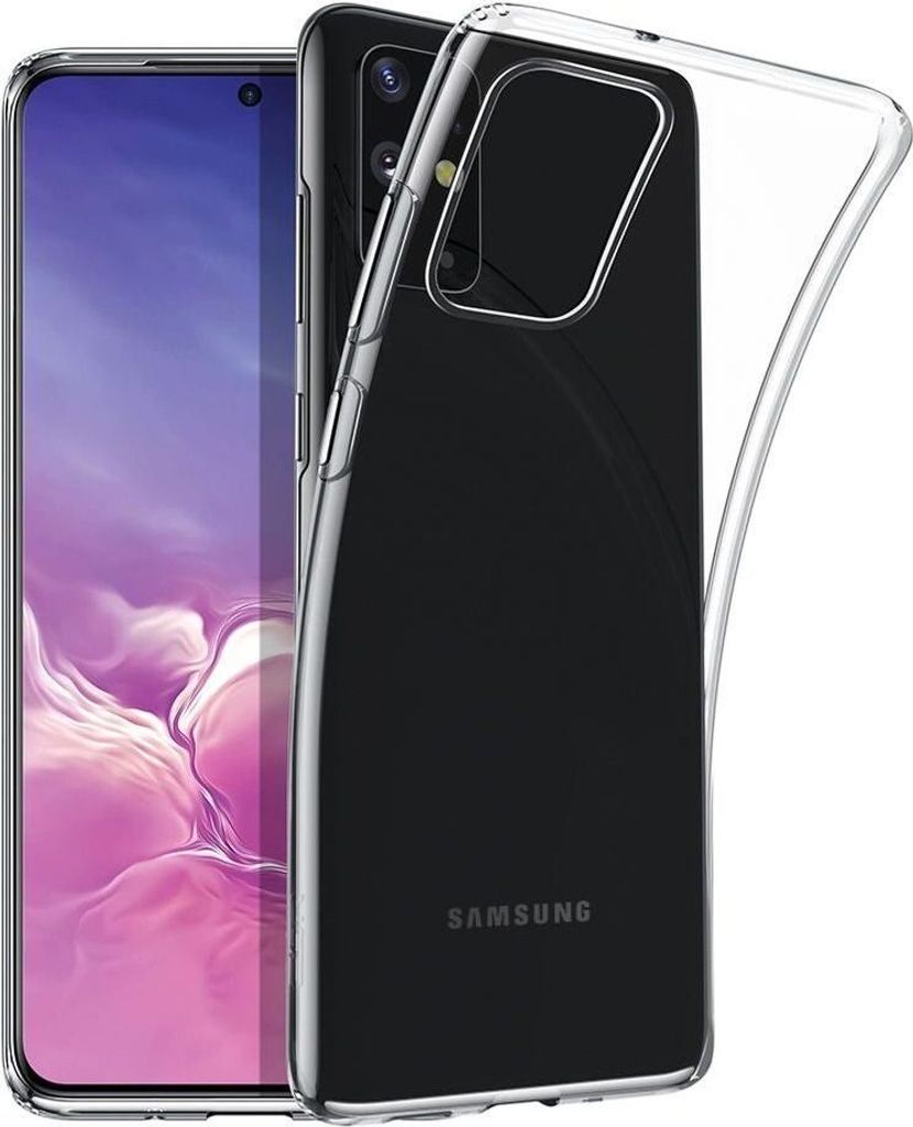 BACK CASE Ultra Slim 0,5mm passend für SAMSUNG Galaxy S20 Ultra Transparent