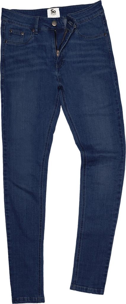 So Denim - "Lara" Jeans für Damen PC6805 (34 DE Kurz) (Dunkelblau)
